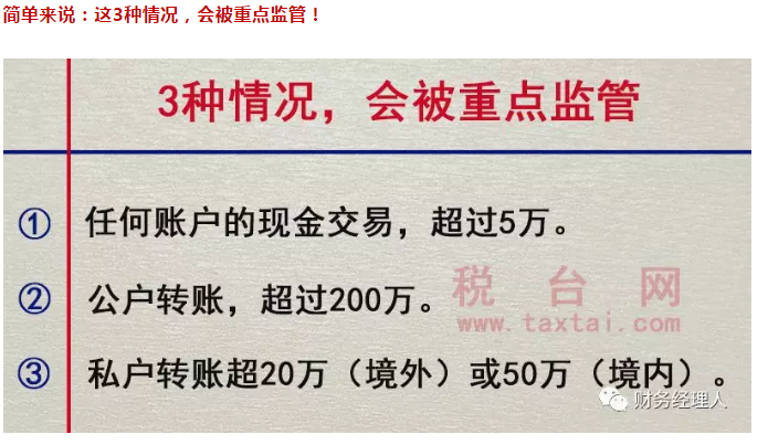 定了！2020個人銀行賬戶進賬多少會被查？老板一定要知道！