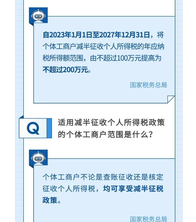 如何享受減半征收個(gè)人所得稅政策？@個(gè)體工商戶，這樣申報(bào)