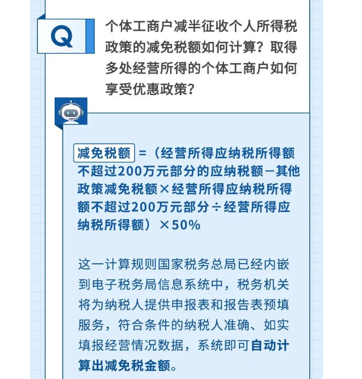 如何享受減半征收個(gè)人所得稅政策？@個(gè)體工商戶，這樣申報(bào)